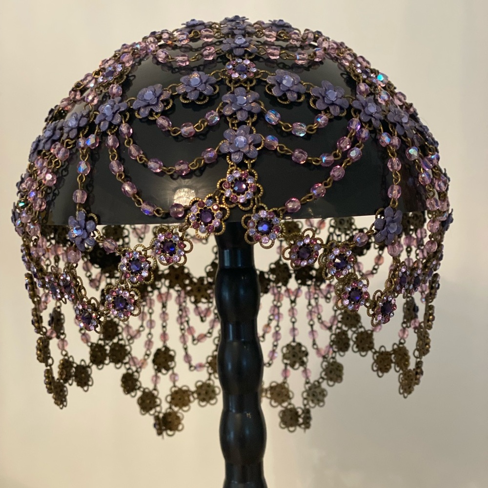 Michal Negrin Swarovski Crystal Head Wrap/Cap